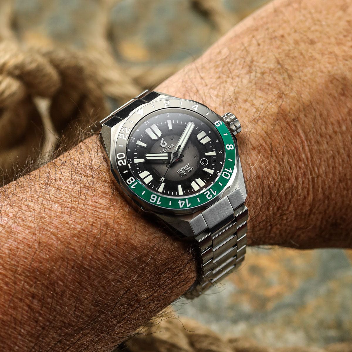 Boldr Odyssey Freediver GMT - Black / Green