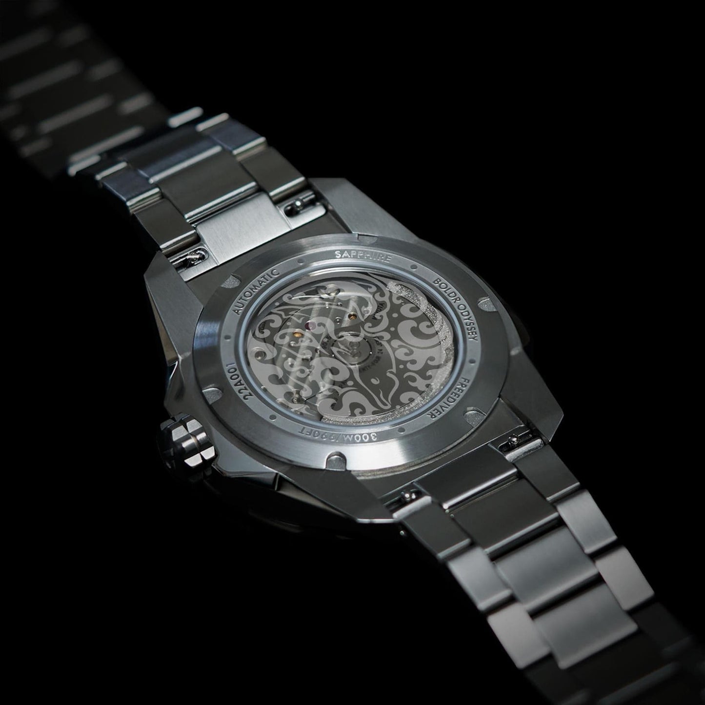 Boldr Odyssey Freediver GMT - Black / Green - NEARLY NEW