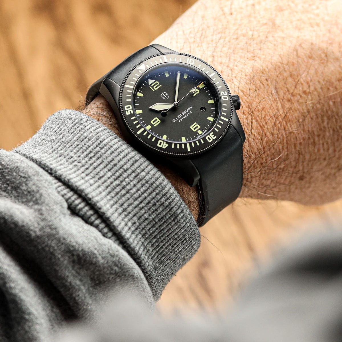 Elliot Brown Holton Automatic 101 - A10 - Black/Grey