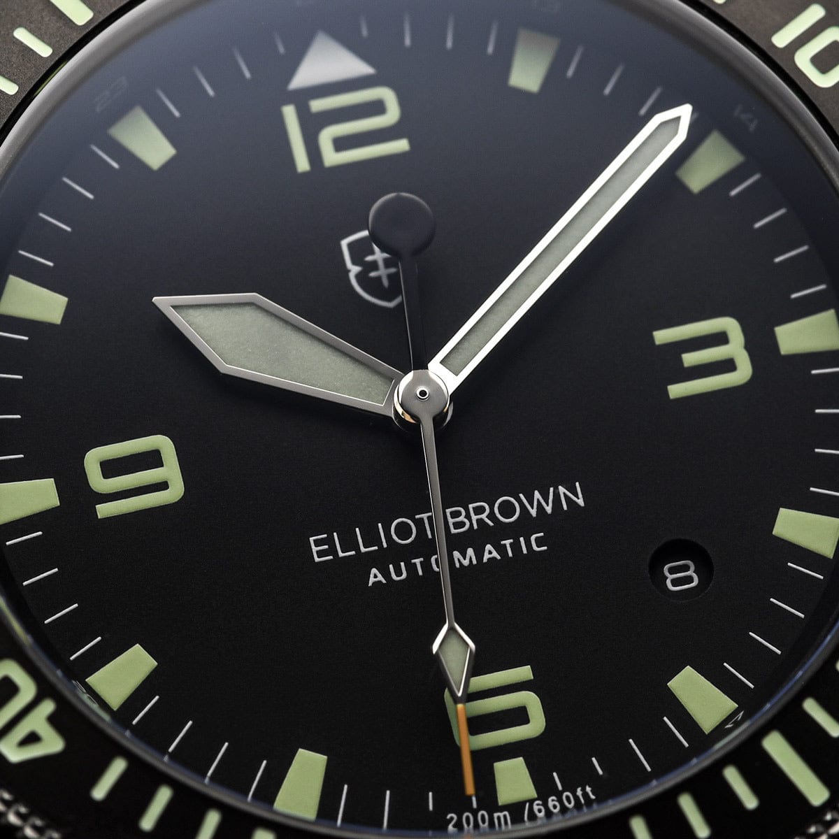 Elliot Brown Holton Automatic 101-A11 - Silver/Black - NEARLY NEW