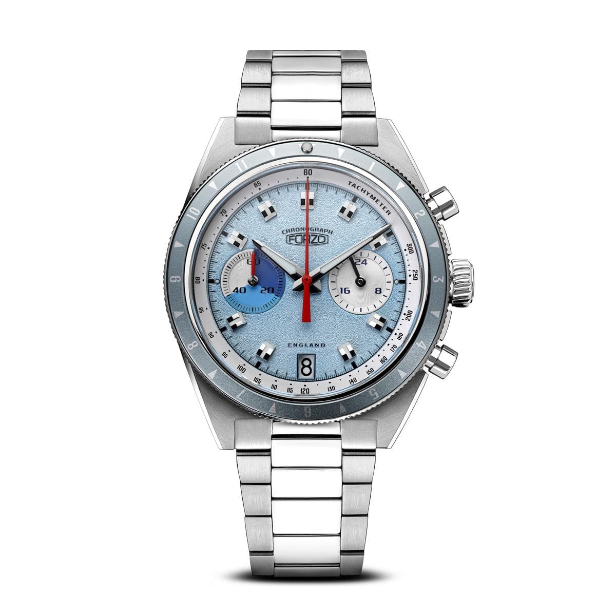 FORZO G2 Drive King Chronograph LE Watch Light Blue SS-B01-B - NEARLY NEW
