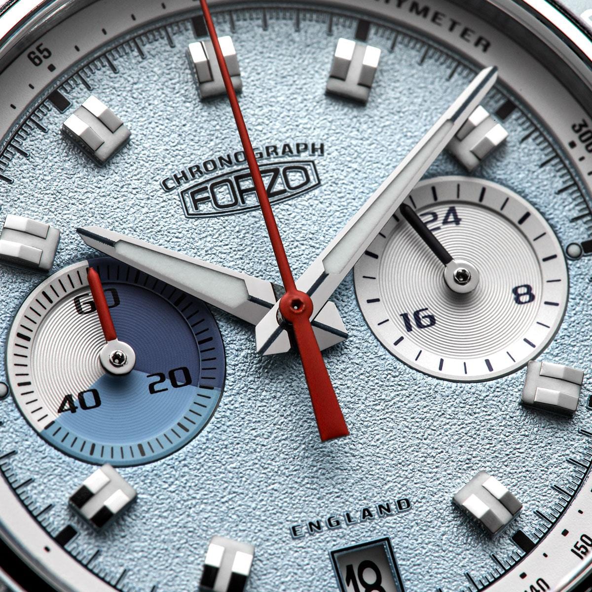 FORZO G2 Drive King Chronograph LE Watch Light Blue SS-B01-B - NEARLY NEW