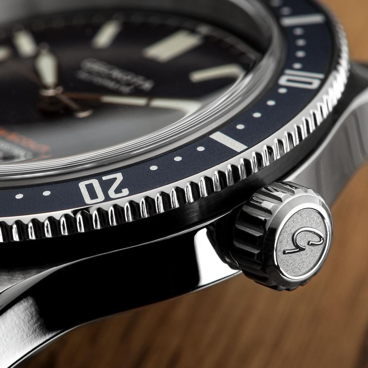 Geckota Ocean-Scout Dive Watch - Royal Blue - Berwick Stainless Steel Strap