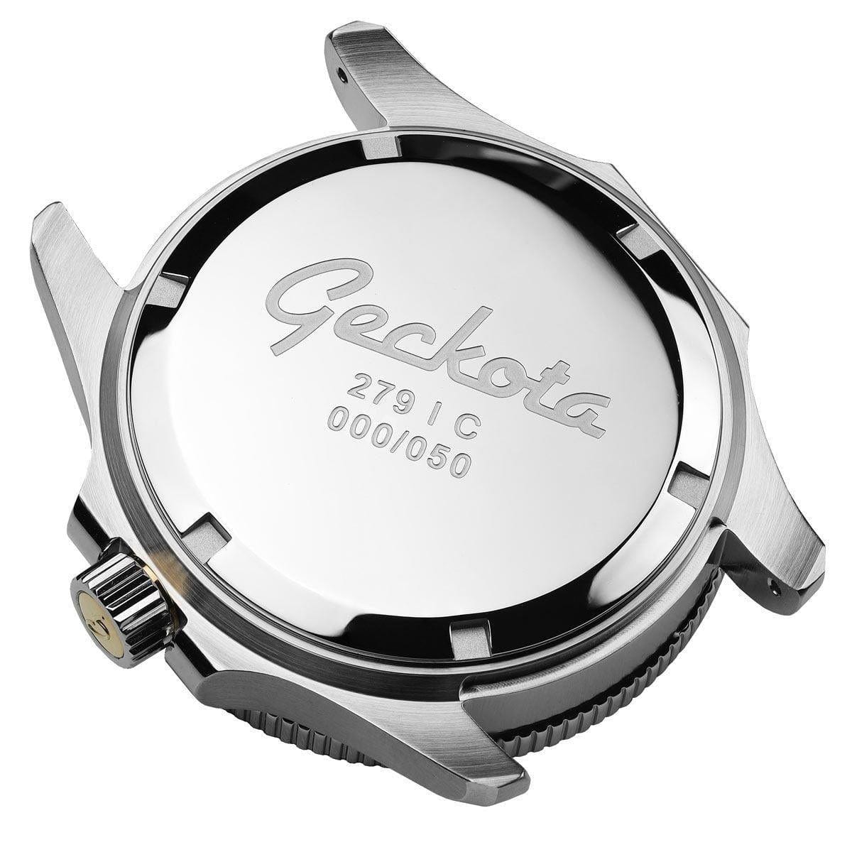 Geckota Sea Hunter Automatic Diver's Watch - Blue / Red - NEARLY NEW