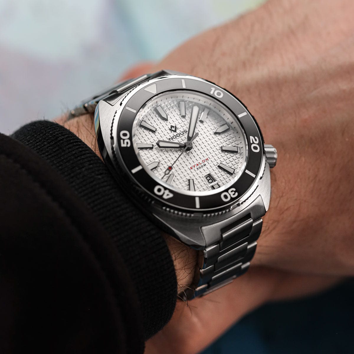 Nodus Avalon II Automatic Dive Watch - Seaspray White - NEARLY NEW