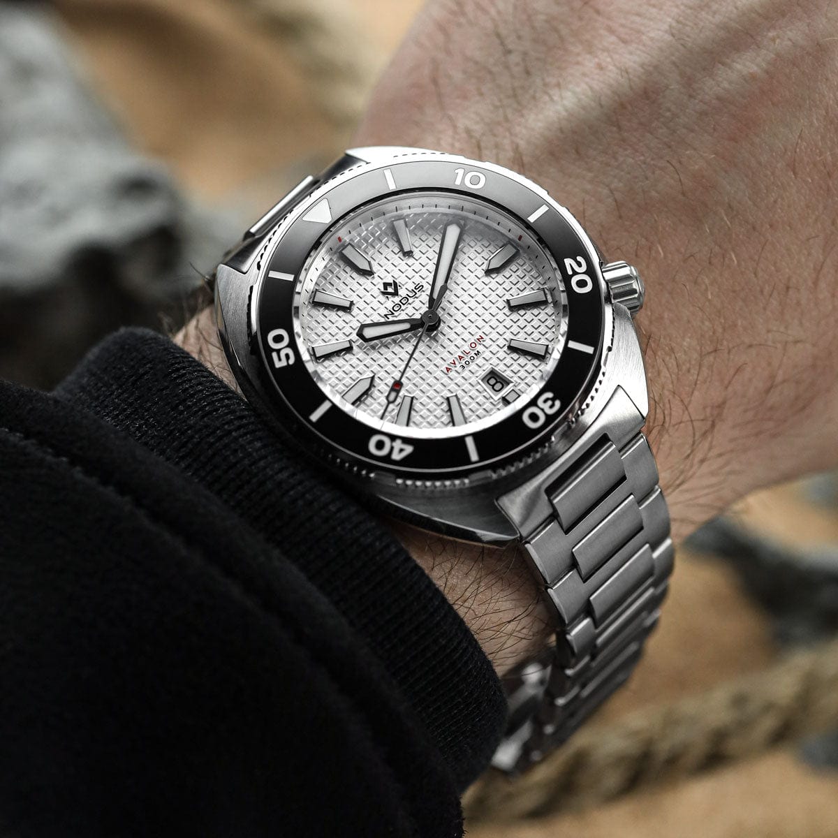 Nodus Avalon II Automatic Dive Watch - Seaspray White - NEARLY NEW