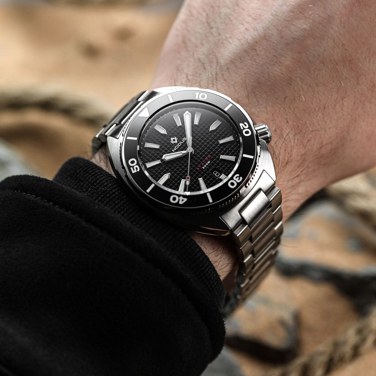 Nodus Avalon II Automatic Dive Watch - Trench Black - NEARLY NEW
