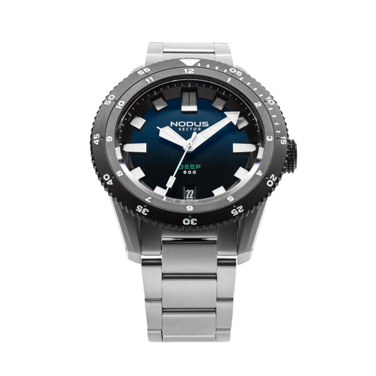 Nodus Sector Deep Orthodox Automatic Dive Watch - Blue Dial