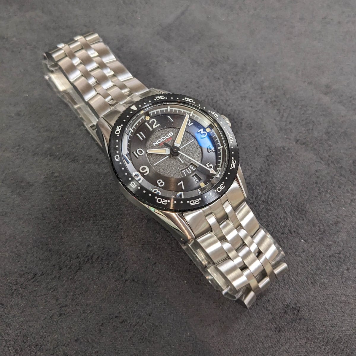 Nodus Sector Pilot Automatic Watch - Corsair Grey - DLC Bezel - NEARLY NEW