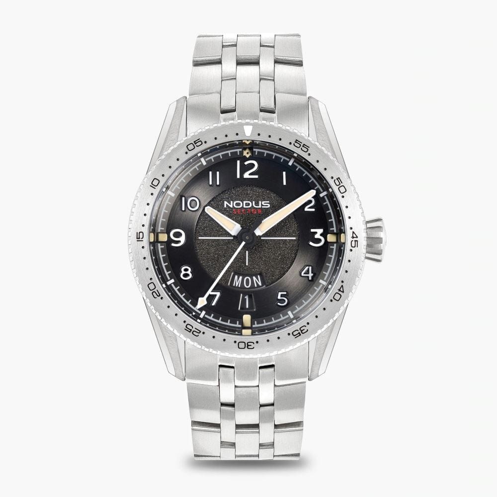 Nodus Sector Pilot Automatic Watch - Corsair Grey - Stainless Steel Bezel - NEARLY NEW