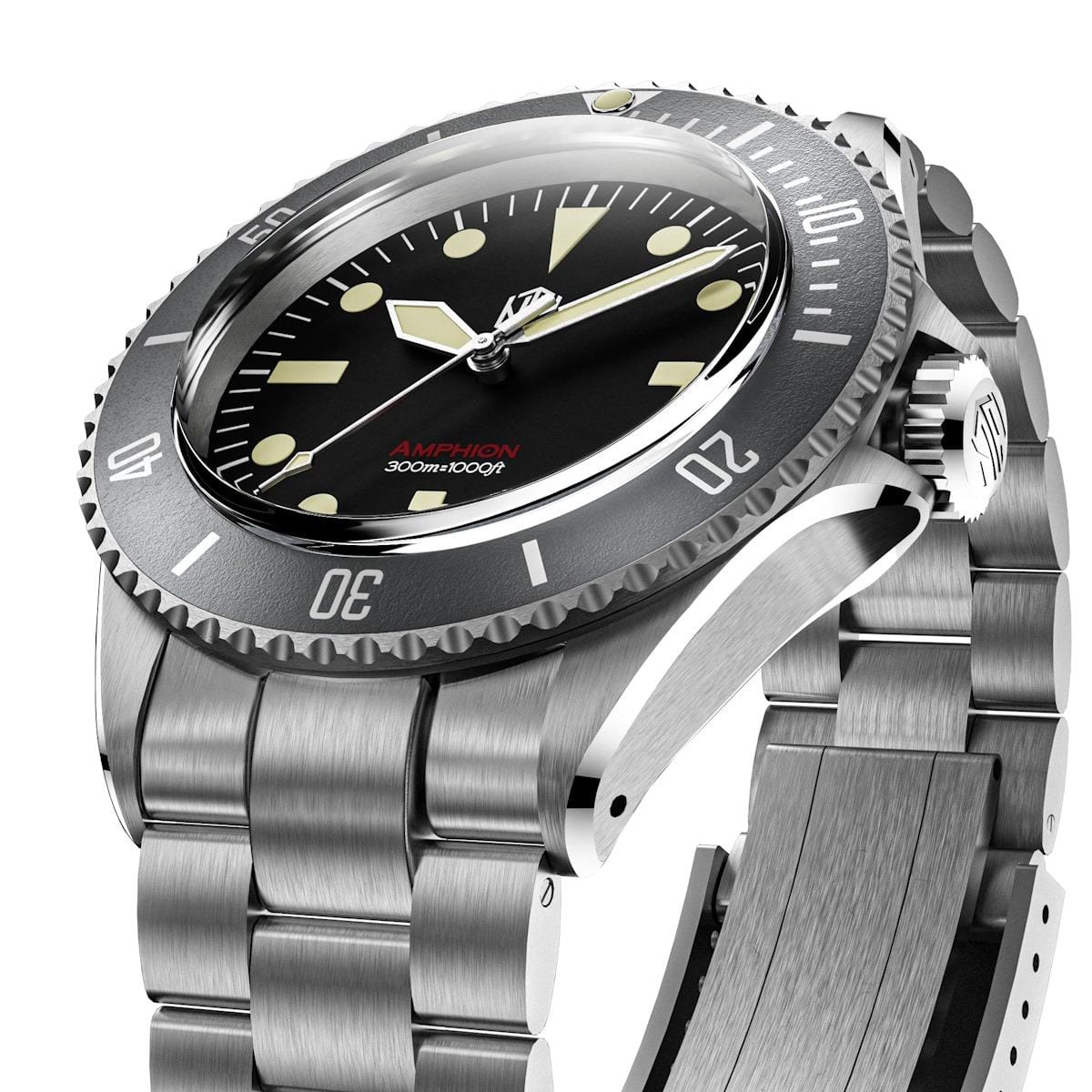 NTH Amphion Commando No Date - 3 Link Bracelet