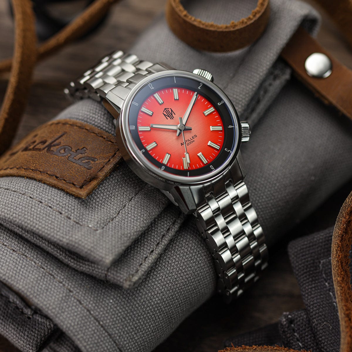 NTH Antilles Automatic Divers Watch - Rosé No Date - NEARLY NEW