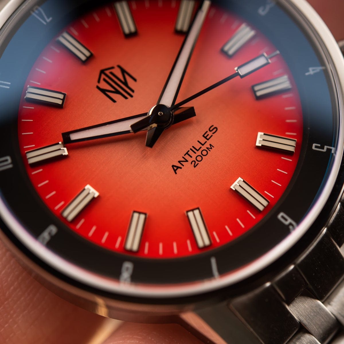 NTH Antilles Automatic Divers Watch - Rosé No Date - NEARLY NEW