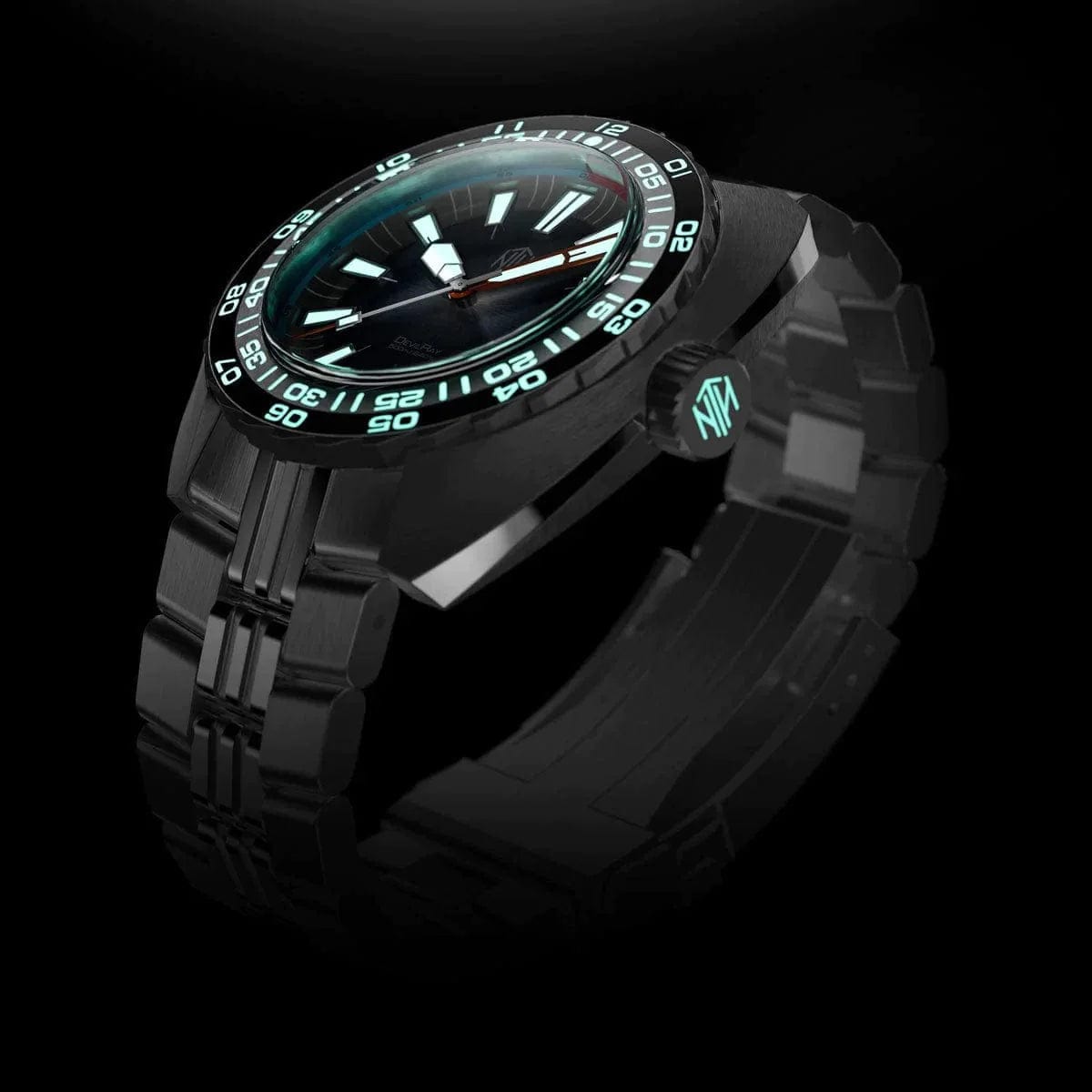 NTH DevilRay Automatic Dive Watch - Date - Blue - NEARLY NEW