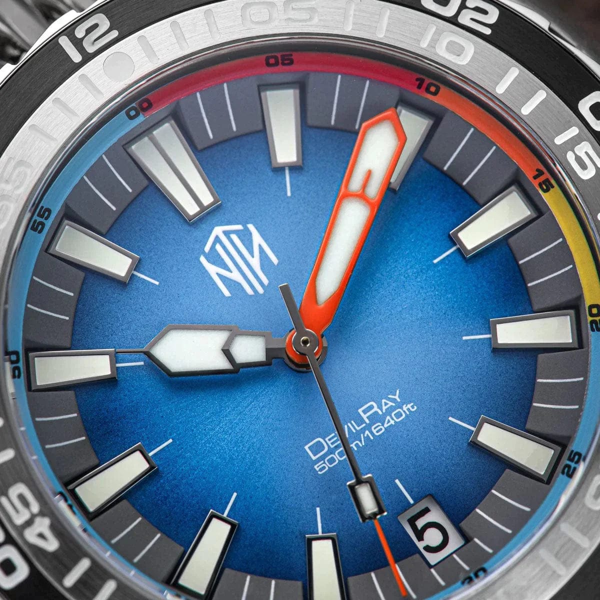 NTH DevilRay Automatic Dive Watch - Date - Blue - NEARLY NEW