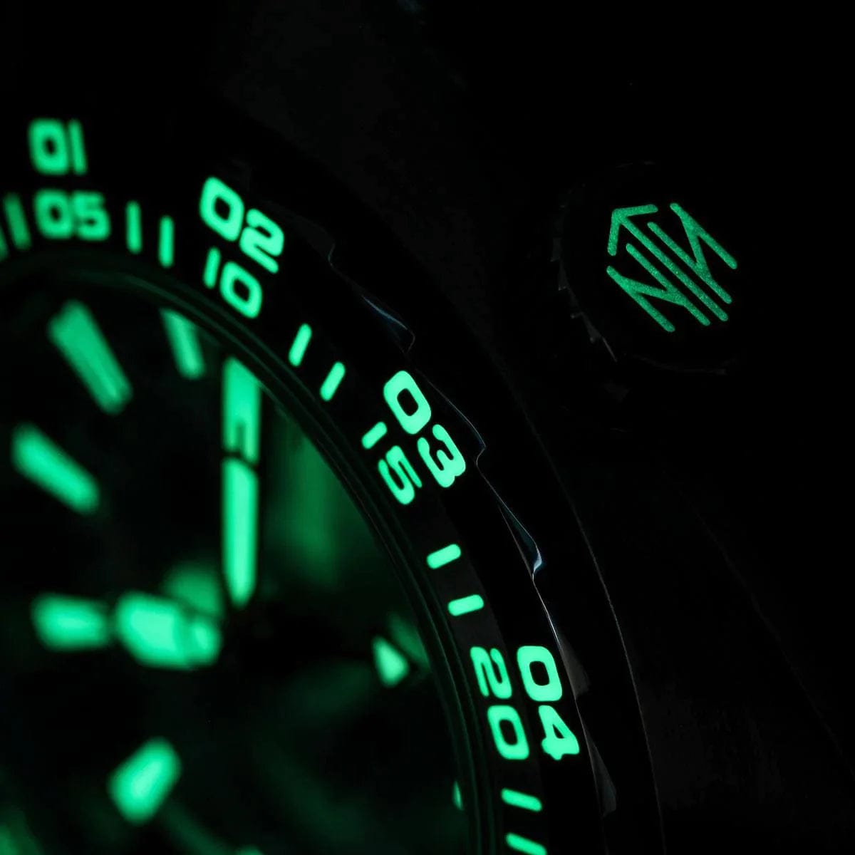 NTH DevilRay GMT Dive Watch - Date - Black - NEARLY NEW