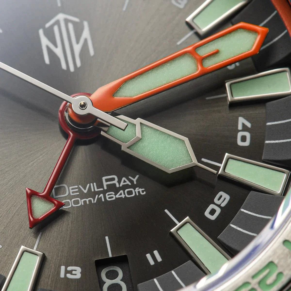 NTH DevilRay GMT Dive Watch - Date - Black - NEARLY NEW