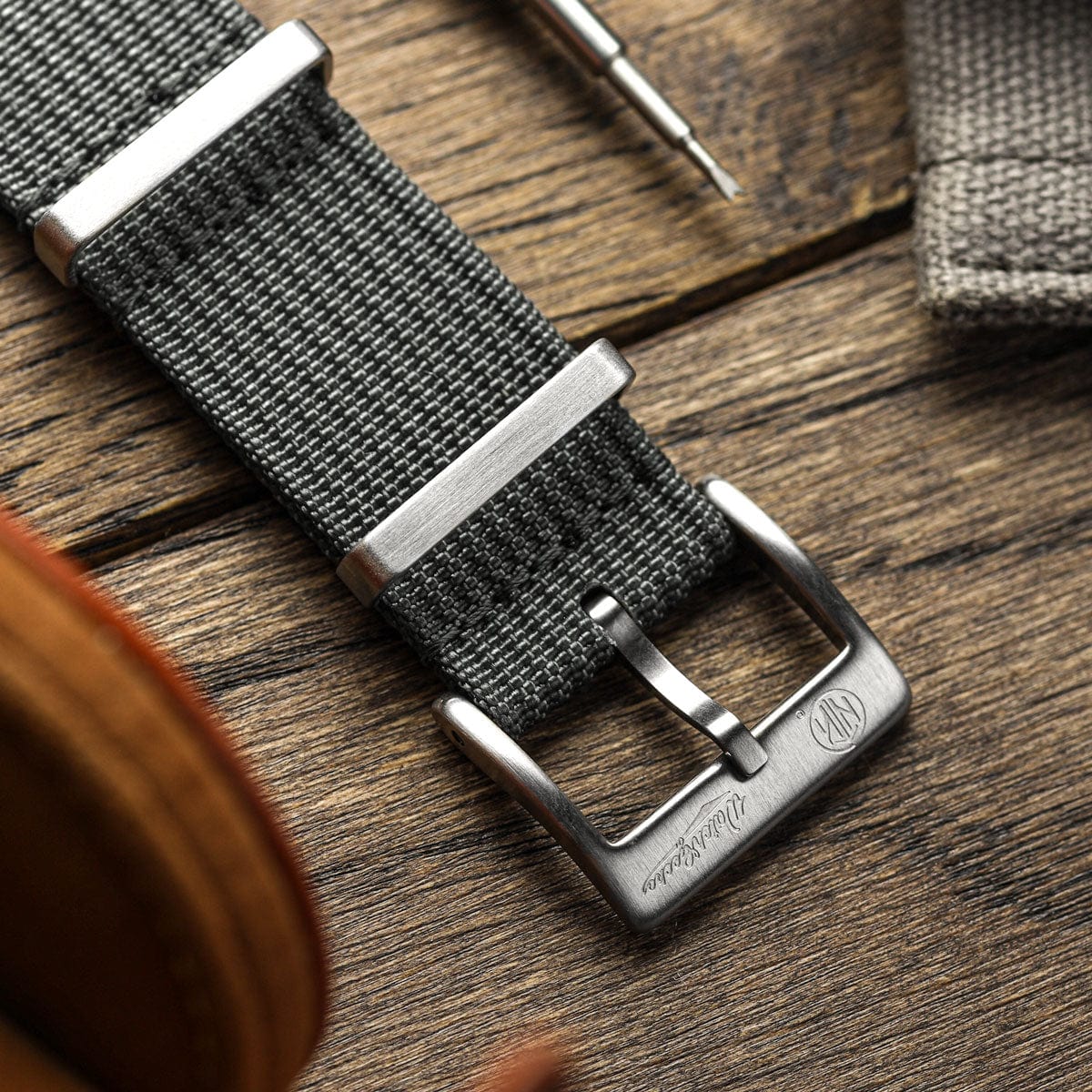 NTH Näcken Dive Watch - Admiral Blue - Ridge Nylon - WatchGecko Exclusive
