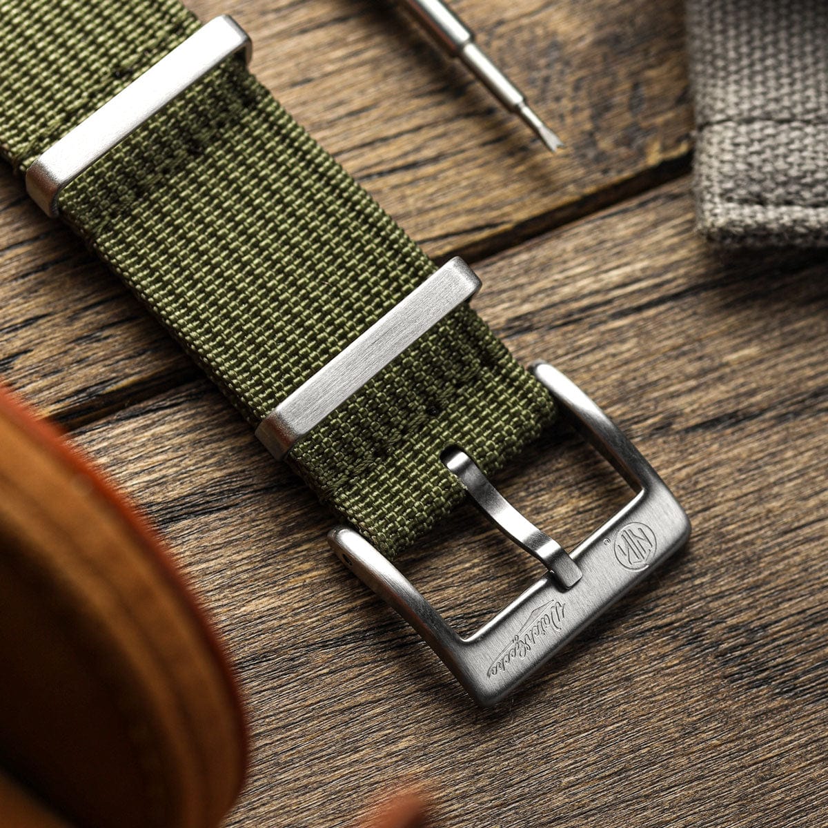 NTH Näcken Dive Watch - Reef Green - Ridge Nylon - WatchGecko Exclusive