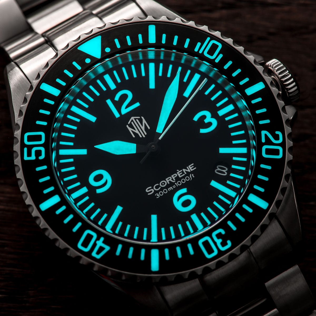 NTH Scorpène Dive watch - Oyster Bracelet - Date - LIKE NEW