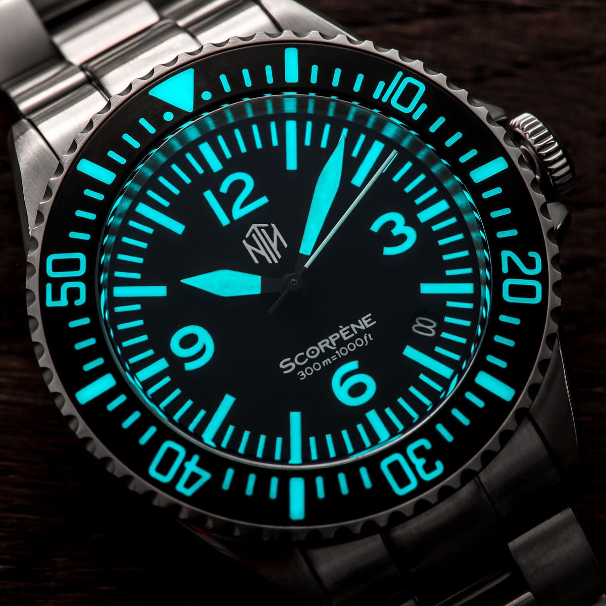NTH Scorpène Dive watch - Oyster Bracelet - Date - NEARLY NEW