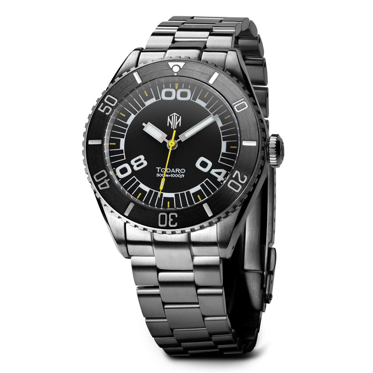 NTH Todaro Automatic Diver's Watch No Date - Black Dial - NEARLY NEW