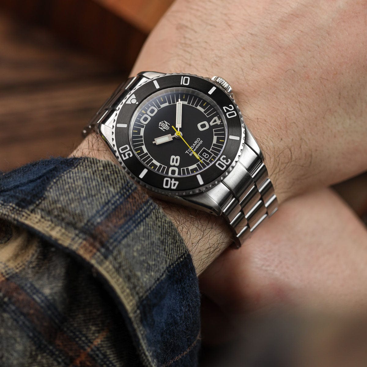 NTH Todaro Automatic Diver's Watch No Date - Black Dial - NEARLY NEW