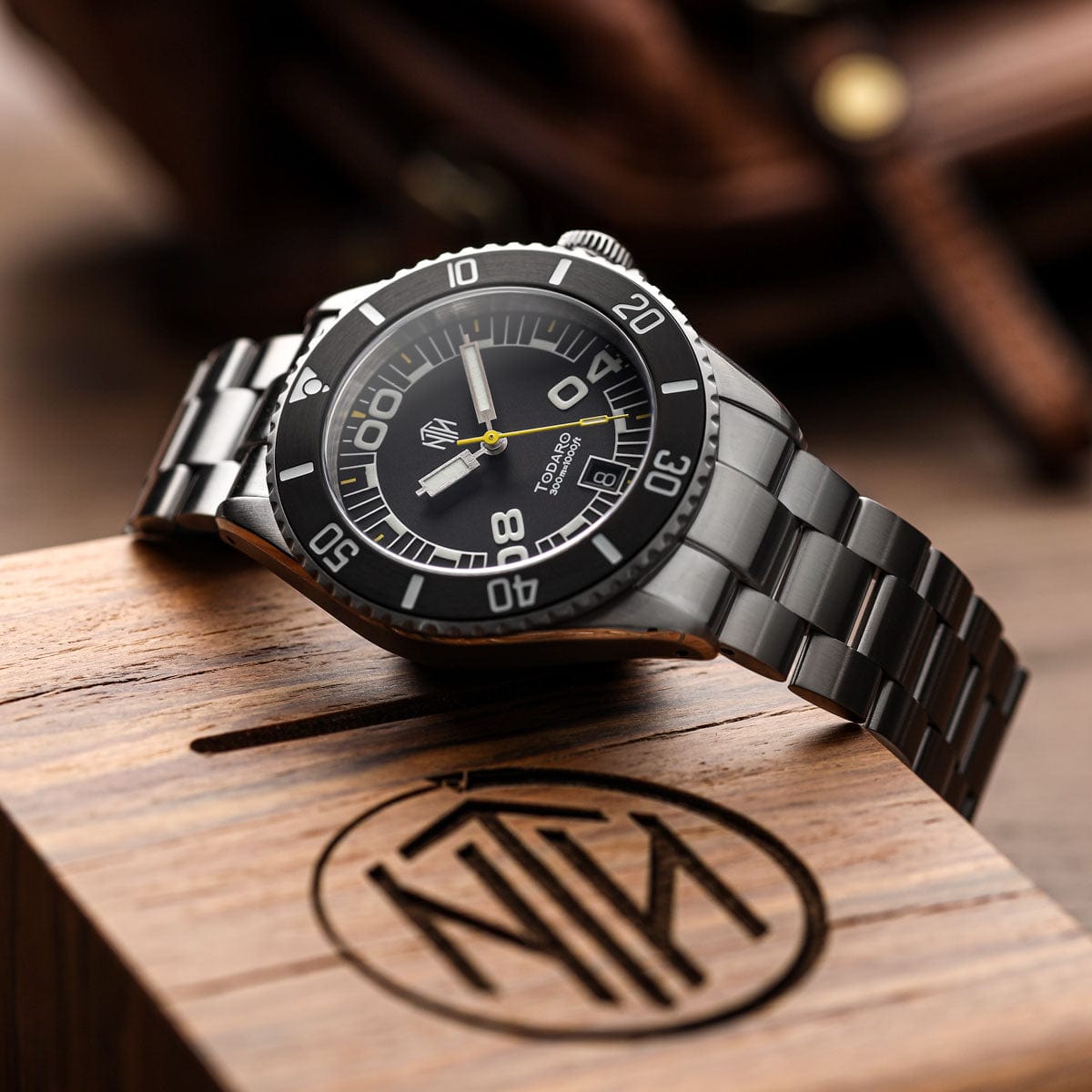 NTH Todaro Automatic Diver's Watch No Date - Black Dial - NEARLY NEW