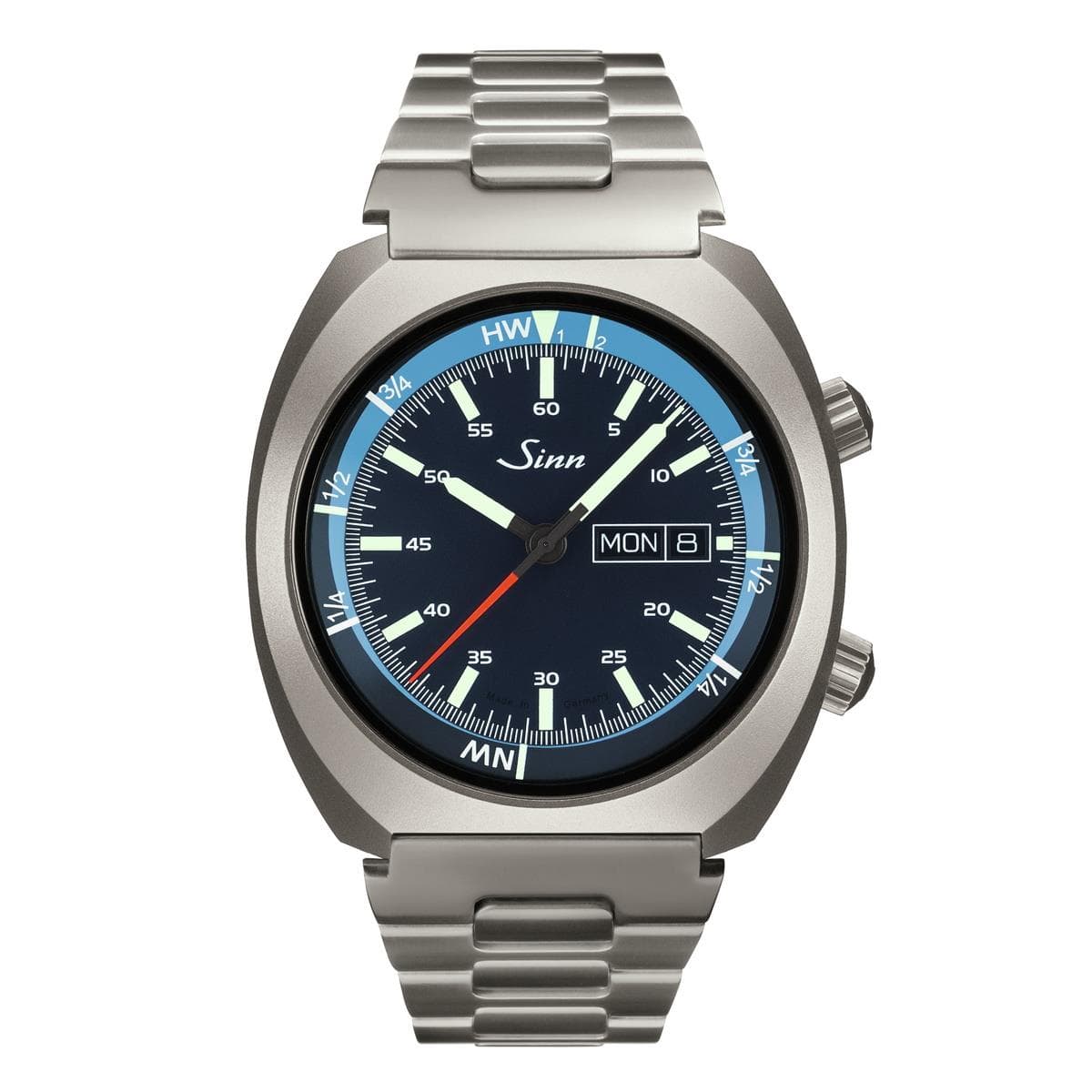 Sinn 240 St GZ Tide Bezel - Stainless Steel Bracelet LIKE NEW