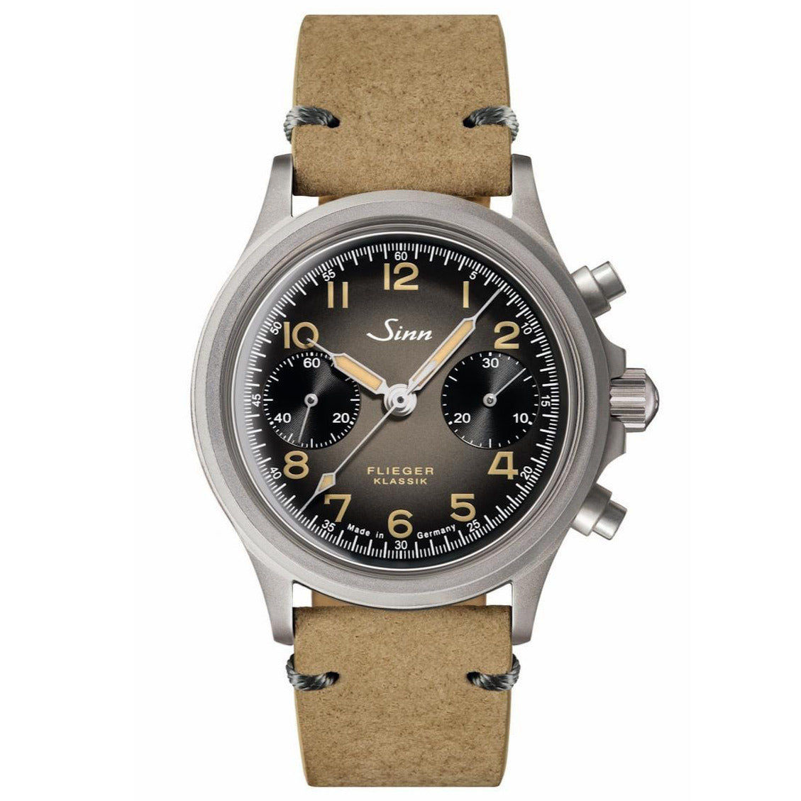 Sinn 356 PILOT Classic AS E Leather Strap WatchGecko