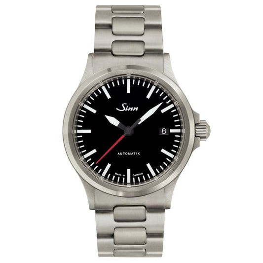 Sinn 556 I RS Automatic Sports Watch - Black Dial - Solid Bracelet