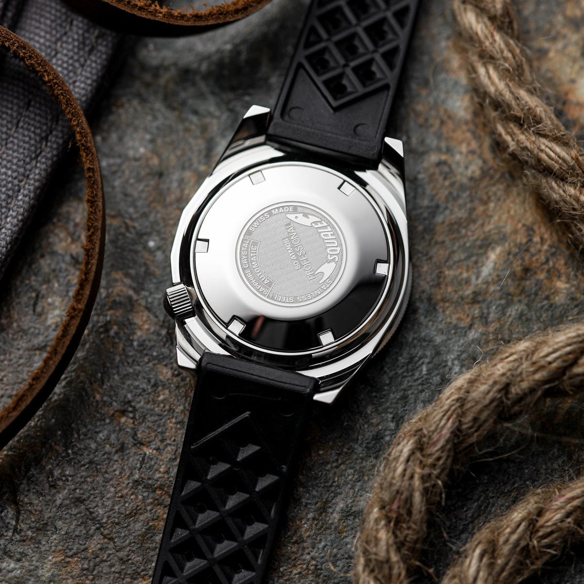 Squale 1521 Swiss Made Diver's Watch With Full Luminous Dial