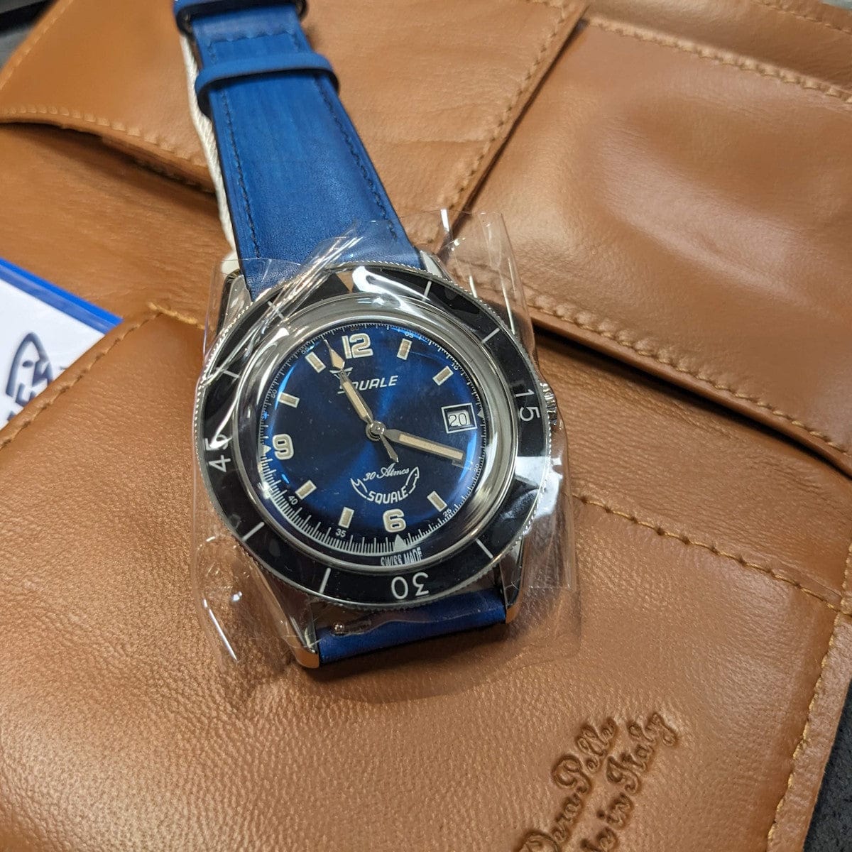 Squale SUB-39 Blue Swiss Made Diver's Watch - NEARLY NEW