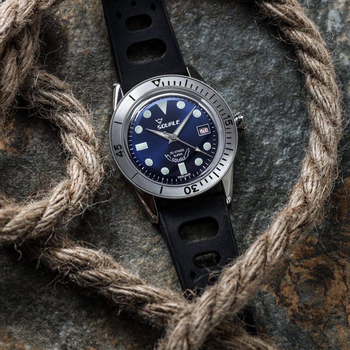 Squale Sub-39 SuperBlue Swiss Made Diver's Watch
