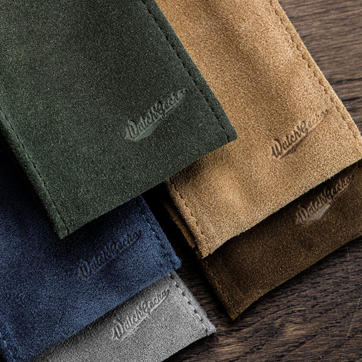 WatchGecko Genuine Suede Watch Pouch - Oceania