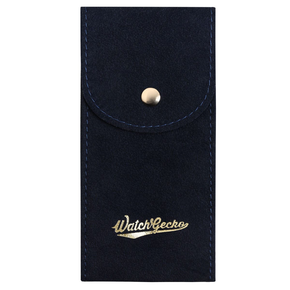 WatchGecko Gold Logo Watch Pouch - Blue