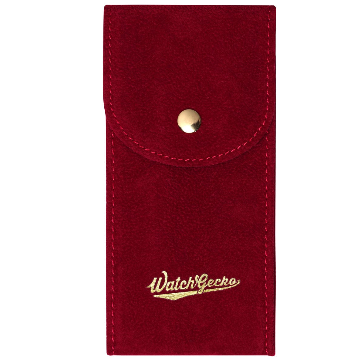 WatchGecko Gold Logo Watch Pouch - Dark Grey