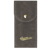 WatchGecko Gold Logo Watch Pouch - Dark Grey
