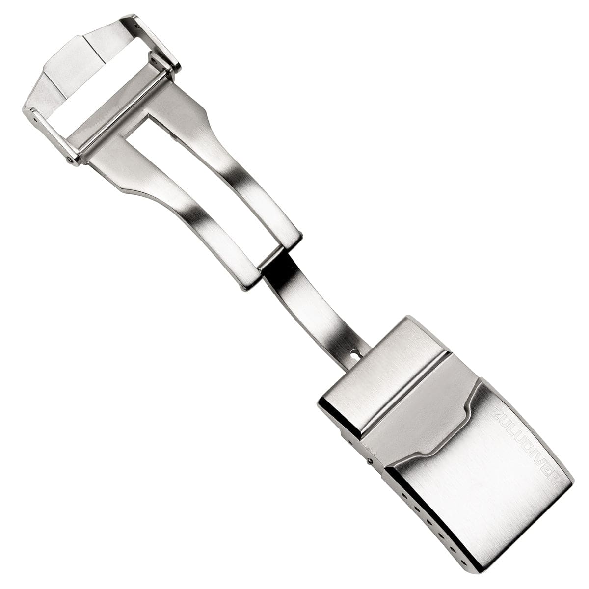 ZULUDIVER HydroLock Deployant Buckle - Brushed