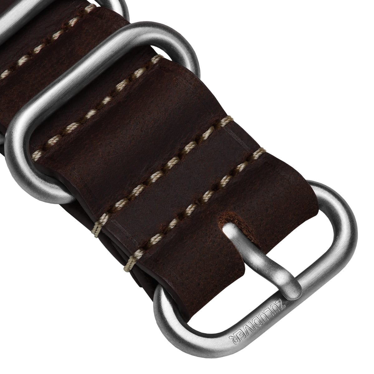 ZULUDIVER 1973 British Military Watch Strap: OXFORD ZULU - Conker