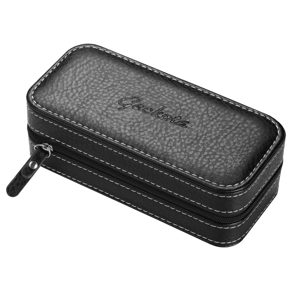 Geckota 2 Piece Soft Touch Padded Watch Case - Black