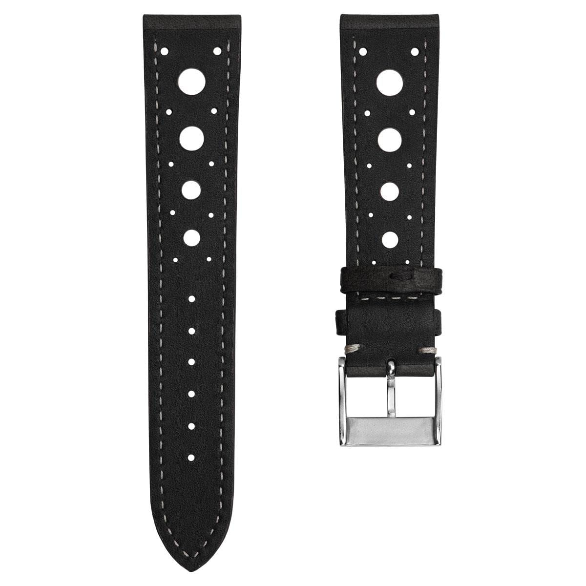 Boutsen Cavallo HS Sport Racing Watch Strap - Chocolate Brown