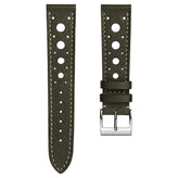 Boutsen Racing Handmade Leather Watch Strap - Khaki