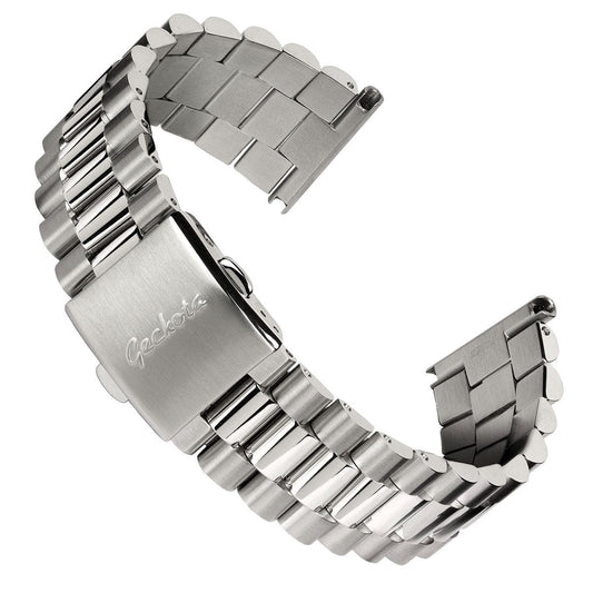 Classic Kirkstead Stainless Steel Watch Strap - Polished / Brushed
