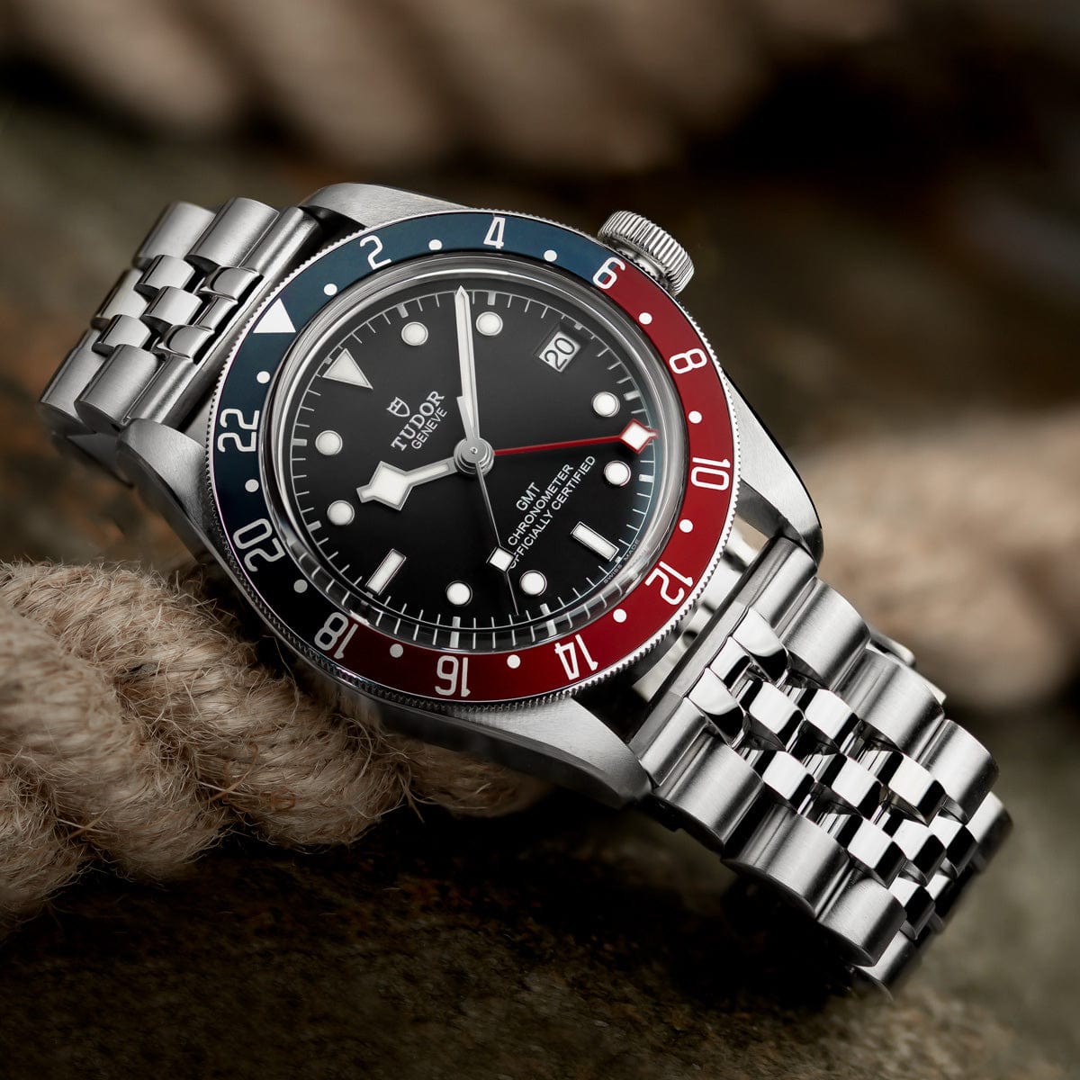 Diver's Warrington Stainless Steel Watch Strap - Brushed / Polished