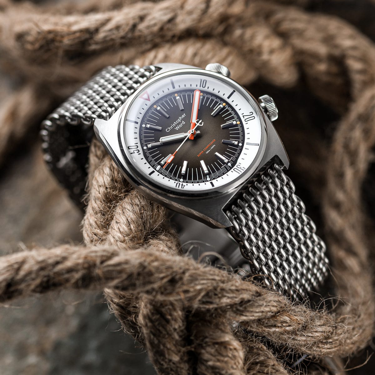 Genuine H Link Shark Mesh 316L Stainless Watch Strap - Satin - New/Old Stock