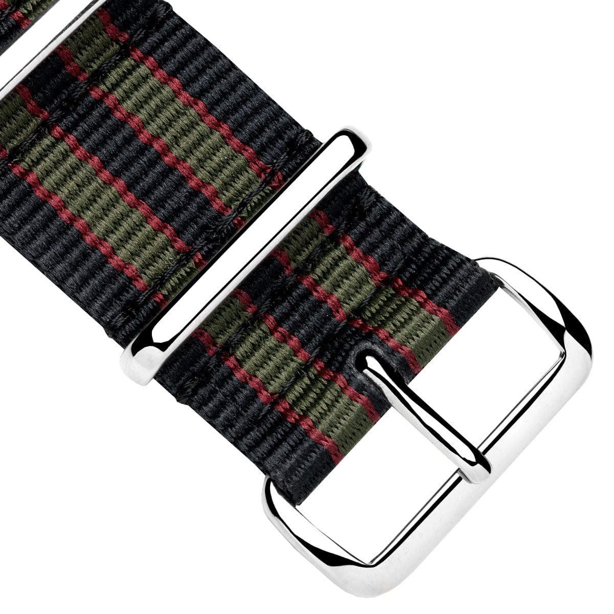 Genuine Vintage Bond Military Nylon Watch Strap - Polished
