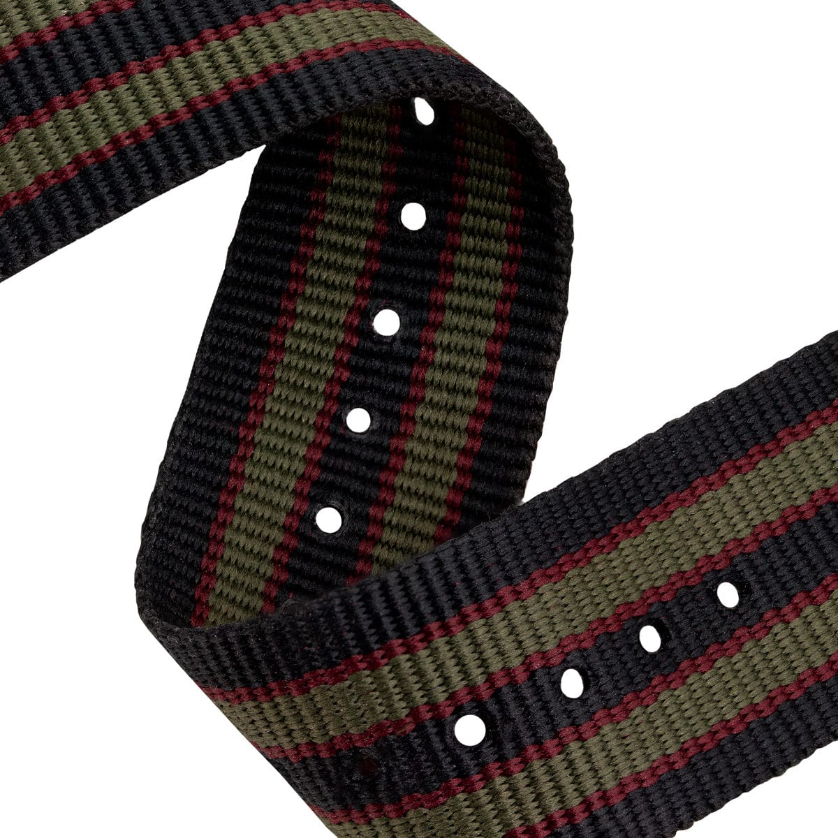 Genuine Vintage Bond Military Nylon Watch Strap - Polished