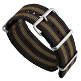 Genuine Vintage Bond Military Nylon Watch Strap - Satin
