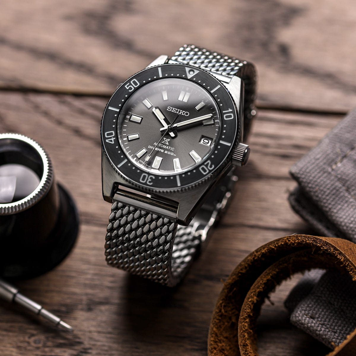 German Thick 316L Stainless Premium Mesh Watch Bracelet - Polished